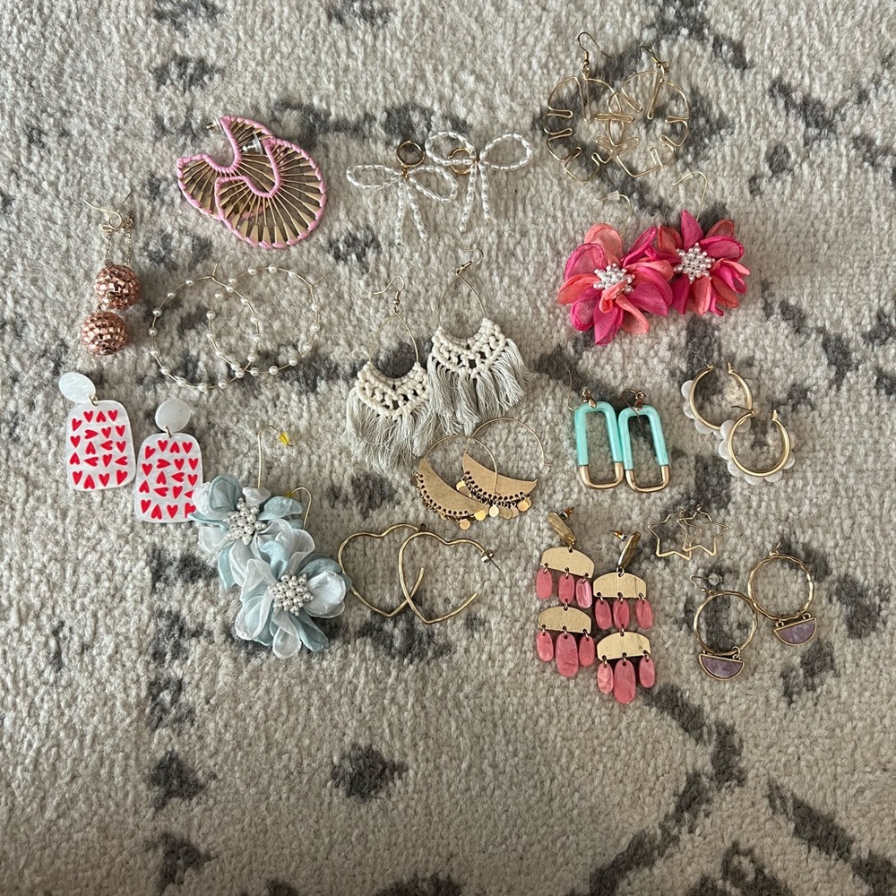 Lucky Brand Assorted Colorful Earrings Set